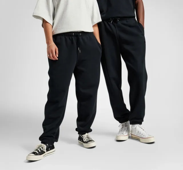 Converse Converse Gold Standard Loose-Fit Sweatpants - Black