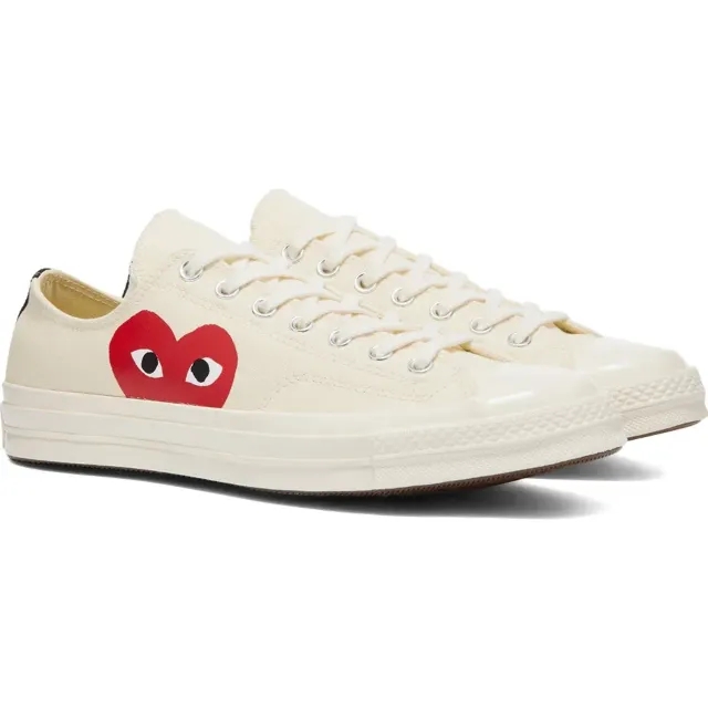 Sneakers Converse X Comme Des Garcons Play Chuck 70 Milk/ White/ High Risk Red Eur 46.5