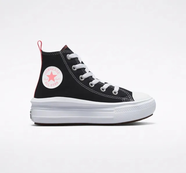 Converse Infant Chuck Taylor All Star Hi Move Trainer  - Black - Size 2.5 - Black