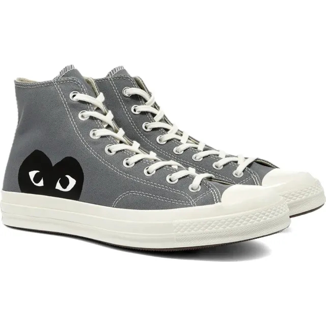 Sneakers Converse X Comme Des Garcons Play Chuck 70 Hi Steel Gray/ Egret Eur 46.5