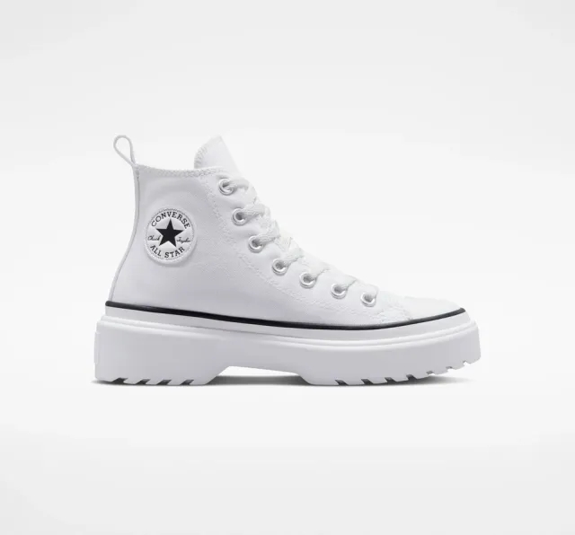 Converse Ctas Lugged Lift Platform High Unisex Shoes - White
