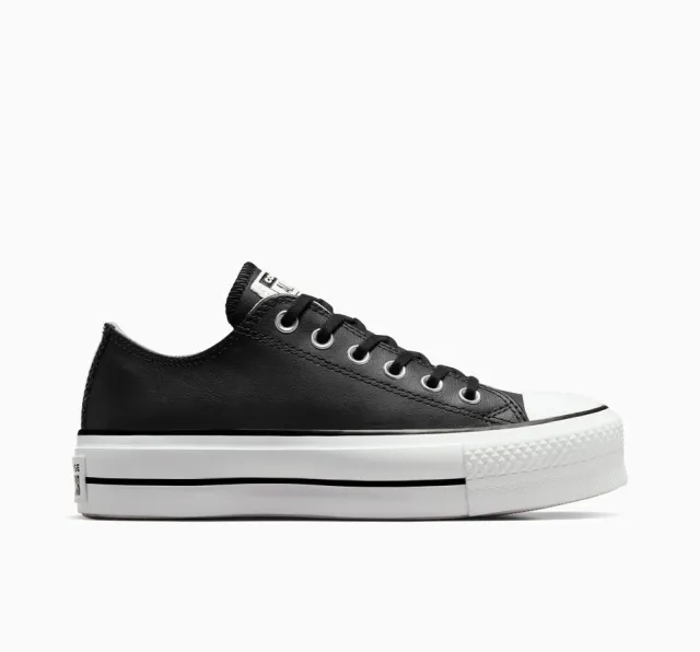 Converse Chuck Taylor All Star Lift Platform Leather Trainers