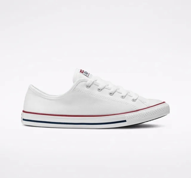Converse all star dainty ox trainers in white