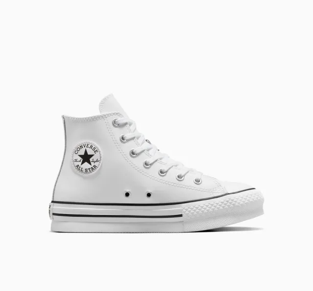 Converse white all star eva lift hi Junior trainers