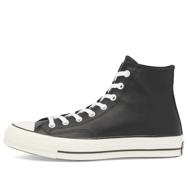 Converse Chuck Taylor 1970s Hi Leather Sneaker Black/White/Egret