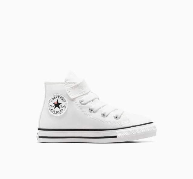 Converse All Star Hi 1v Girls Toddler in White & Purple