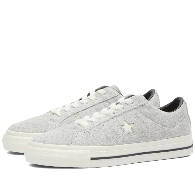Converse One Star Pro Suede Sneaker - Ash Grey/Egret/Black