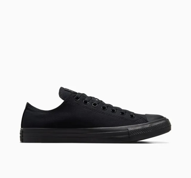 Converse Lifestyle Chuck Taylor All Star Mono Canvas Trainers - Black
