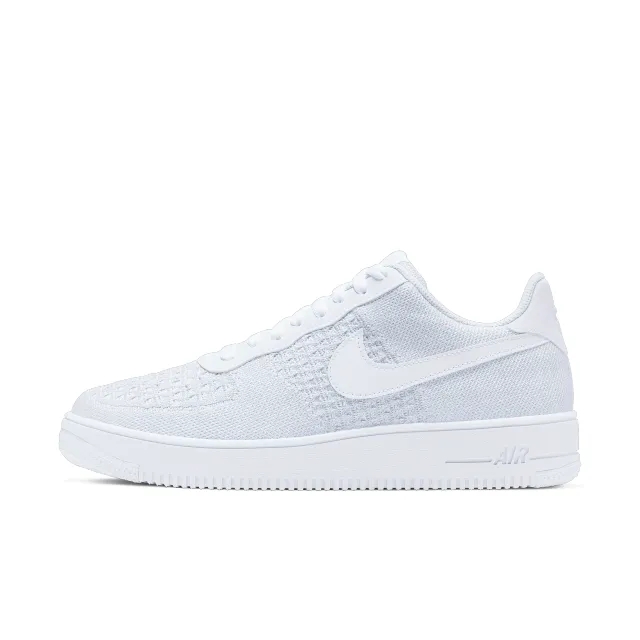 Nike Nike Air Force 1 Flyknit 2.0 Shoe - White - Mens