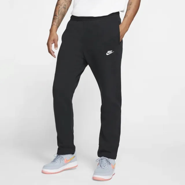 Nike Club Fleece Open Hem Jogger - Black - Size XS - Black