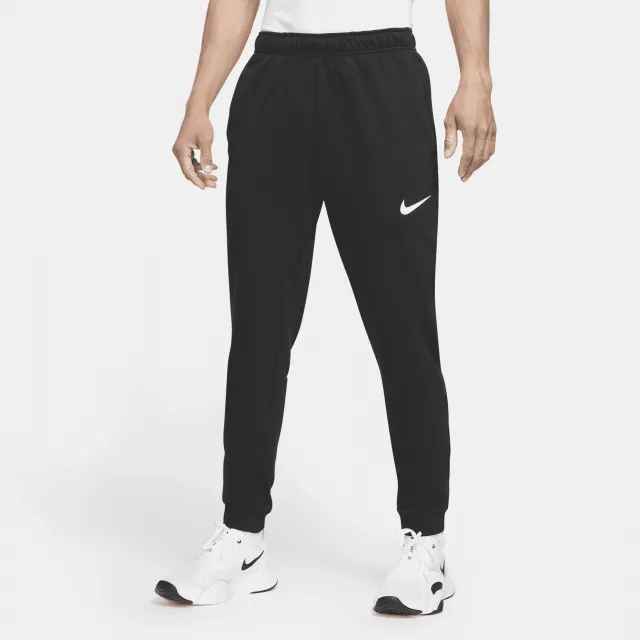Nike Training Dri-Fit Tapered Fleece Joggers In Black
