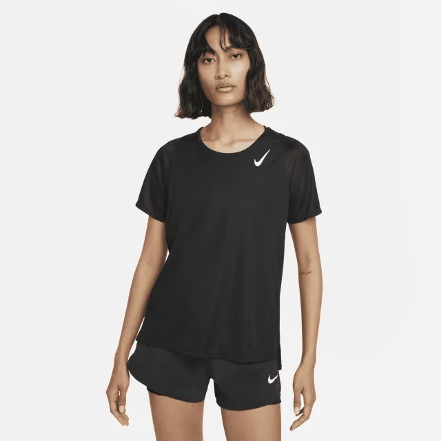 Nike Dri-Fit Race Top Running Shirt Women - Black, Grey