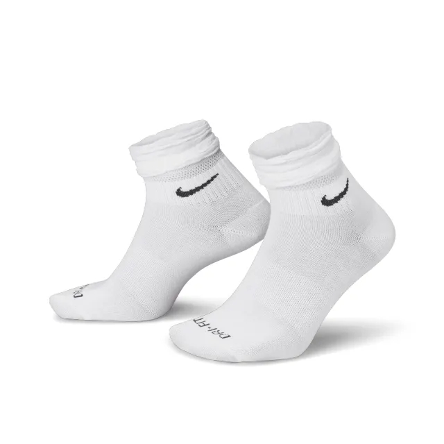 Nike Women's Everyday Training Ankle Socks - White/Black -  Size: XL