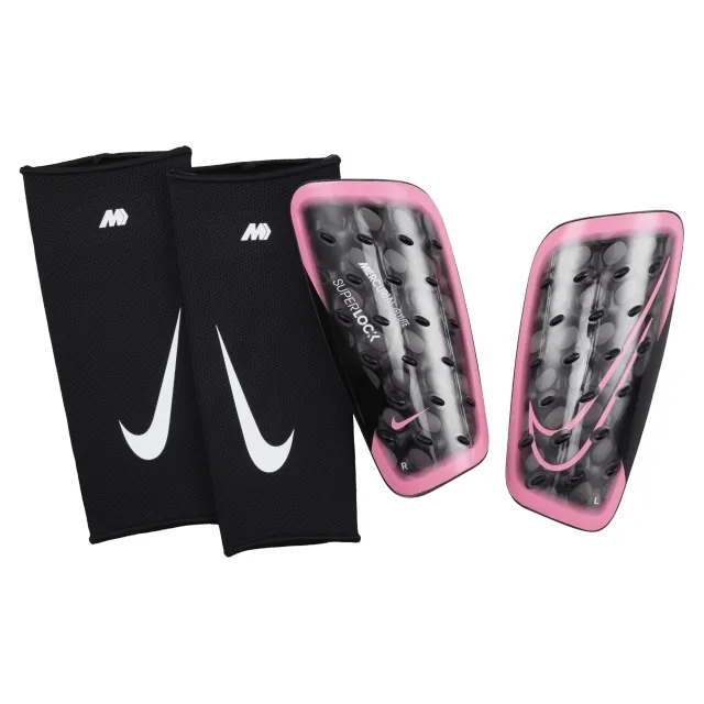 Nike Shin Pads Mercurial Flylite Superlock Mad Brilliance - ['Pink', 'Black']