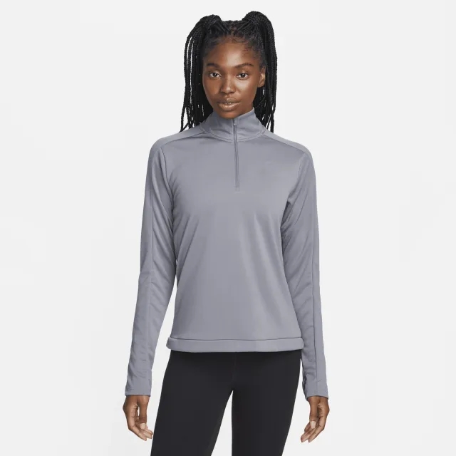 Nike Running Pacer 1/4 Zip Dri-FIT Track Top - Smoke Grey - Womens
