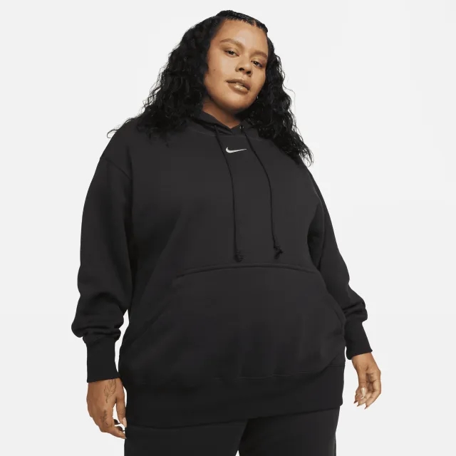 Nike Sportswear Phoenix Fleece Women's Oversized Pullover Hoodie - Black - Cotton/Polyester