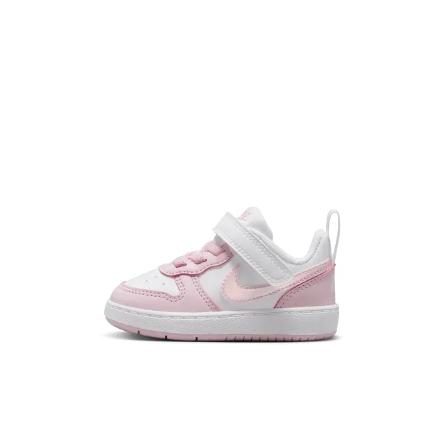 Nike Infant Court Borough Low Recraft Trainers in White/Pink