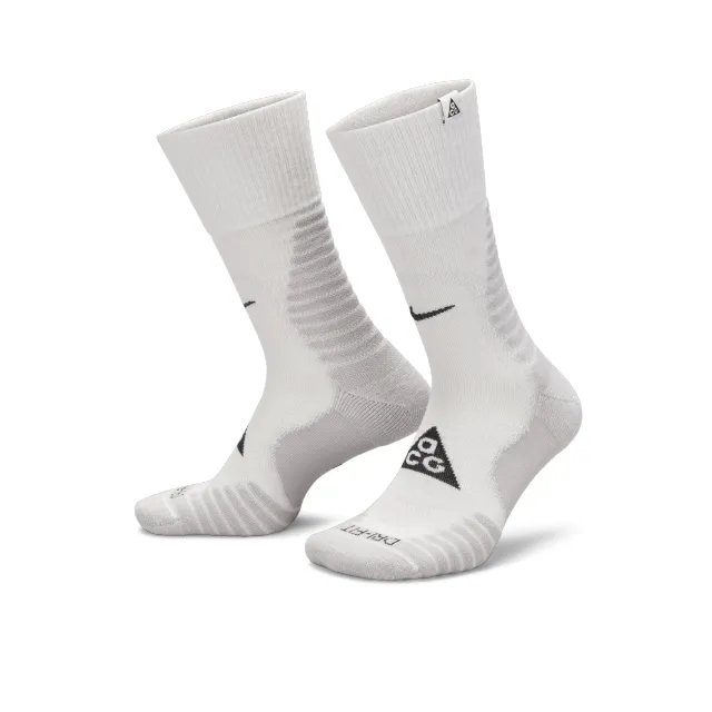 Nike ACG Outdoor Cushioned Crew Socks - White - Polyester/Wool/Polyurethane