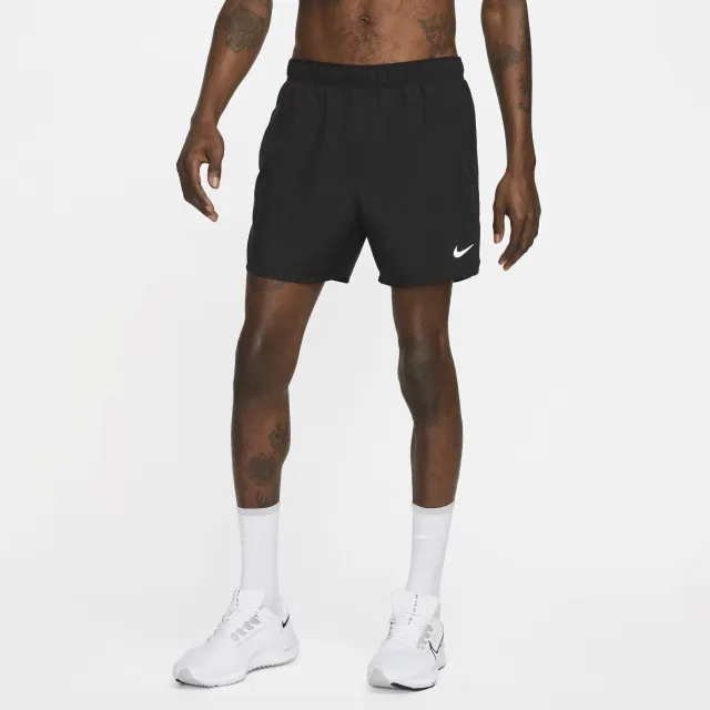 Nike Challenger Men's Dri-FIT 13cm (approx.) Brief-lined Running Shorts - Black - Polyester