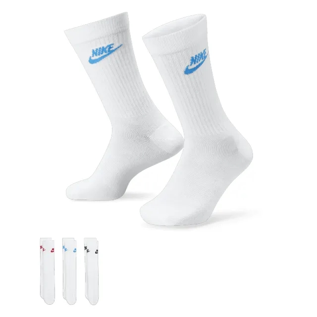 Nike Everyday Essential 3-Pack Crew Socks in White