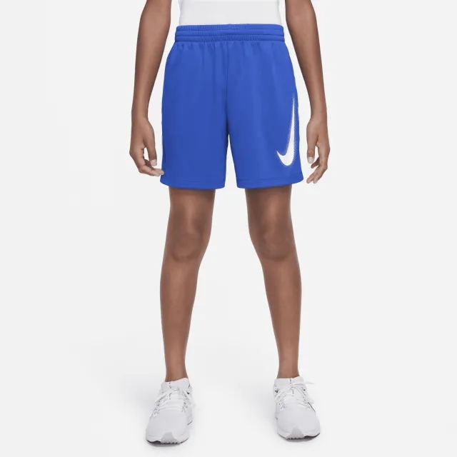 Nike Dri-Fit Graphic Shorts Boys - Blue, White