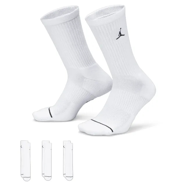 Nike Jordan Jordan 3-Pack Everyday Crew Socks, White