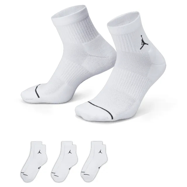Nike Jordan Jordan 3-Pack Drift Low Quarter Socks - WHITE