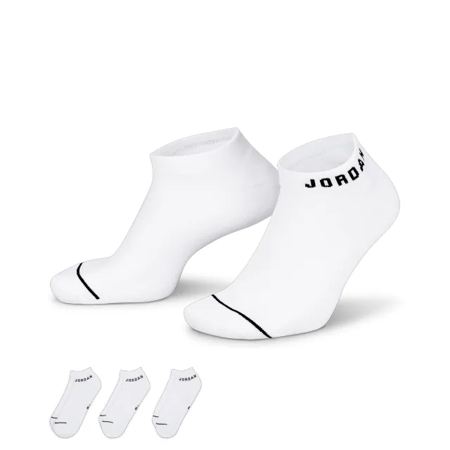 Nike Jordan Jordan 3 Pack Ankle Socks In White