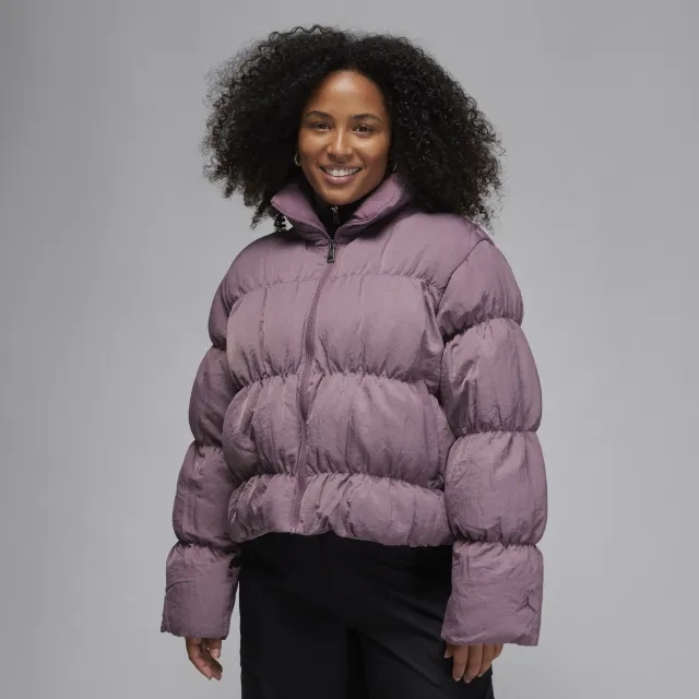 Nike Jordan Jordan Womens Puffer Jacket - Purple - Size S - Purple