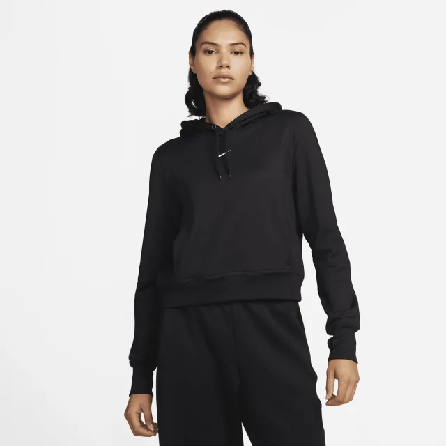 Nike Therma-FIT One Women's Pullover Hoodie - Black - Recycled Polyester Minimum