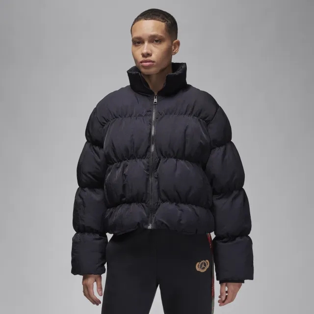 Nike Jordan Jordan Womens Puffer Jacket - Black - Size M - Black