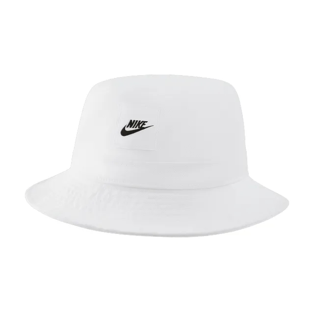 Nike Apex Kids' Futura Bucket Hat - White - 75% Recycled Polyester Minimum
