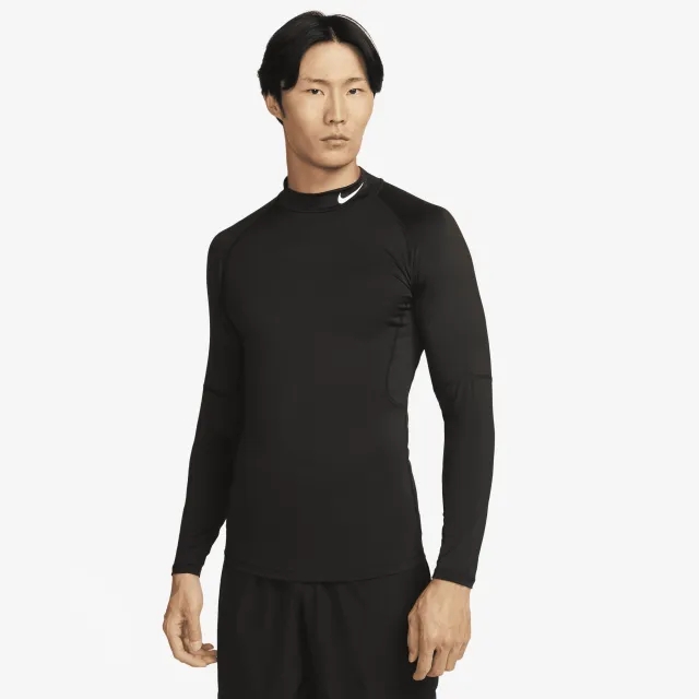 Nike - Fitness Mock-Neck Jersey Pro Black LS