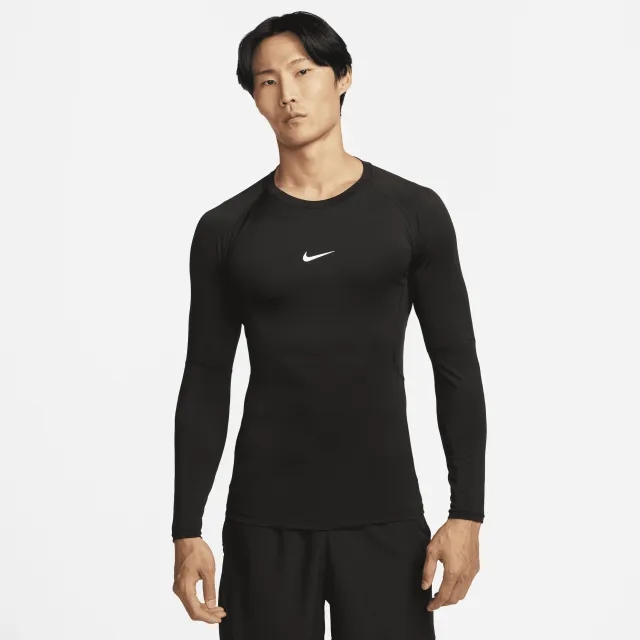 Nike - Fitness Jersey Pro Black LS