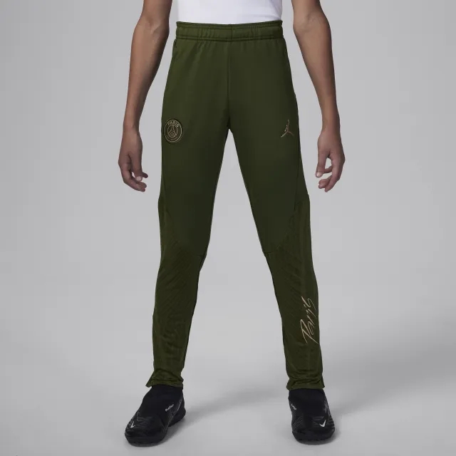 Nike Jordan Paris Saint Germain Training Trousers Dri-Fit Strike - Rough Green Kids - ['Green']