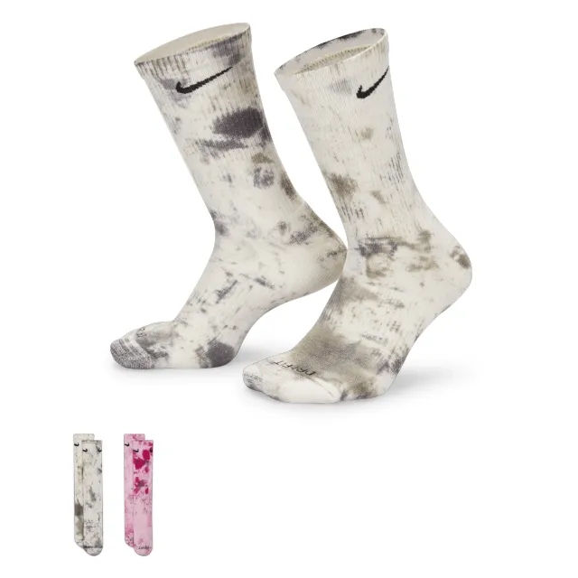 Nike Everyday Plus Cushioned Crew Socks (2 Pairs) - Multi-Colour