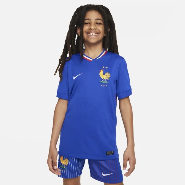 Nike France Kids SS Home Shirt 2024