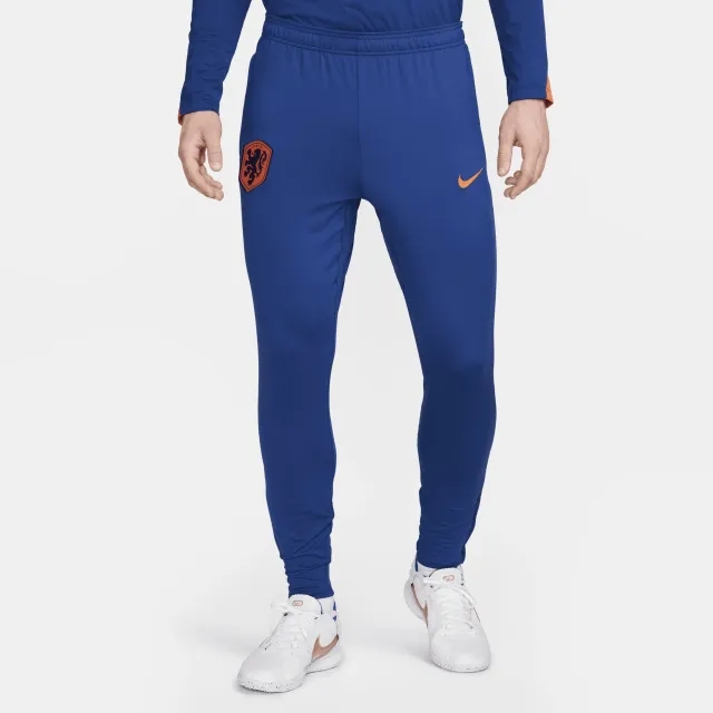 Nike Holland Dri-Fit Strike Pants - Deep Royal Blue/Safety Orange - 2024-2025