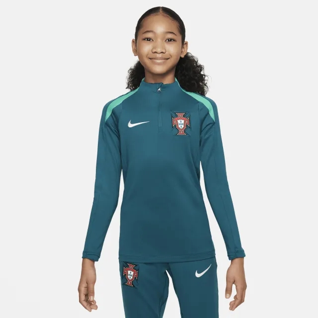 Portugal Dri-FIT Strike Drill Top (Teal) - Kids 2024-2025 Green Made By: Nike