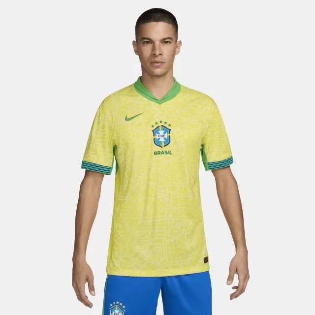 Nike Brazil Mens SS Home Copa America Shirt 2024