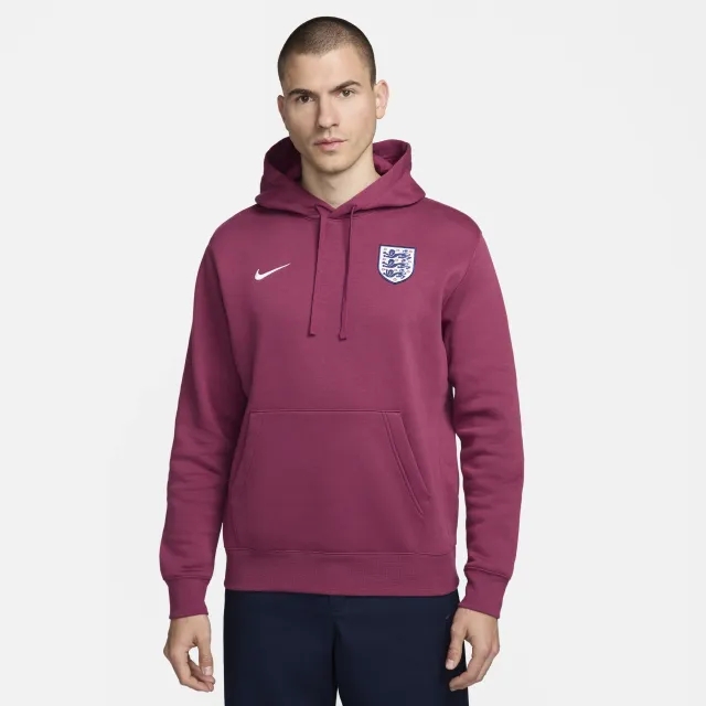 England Nike Club Hoodie - Purple