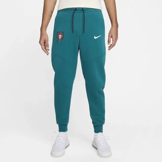 Portugal Tech Fleece Men's Nike Football Joggers - Green - Cotton/Polyester