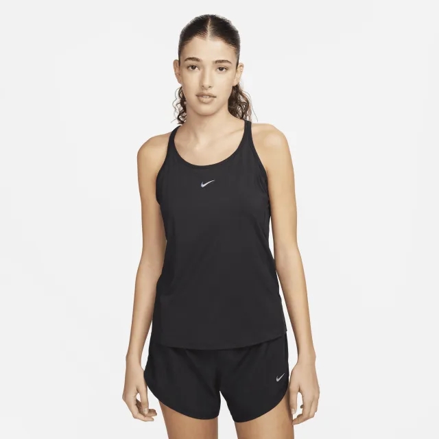 Nike One Classic Women's Dri-FIT Strappy Tank Top - Black - Polyester/Elastane