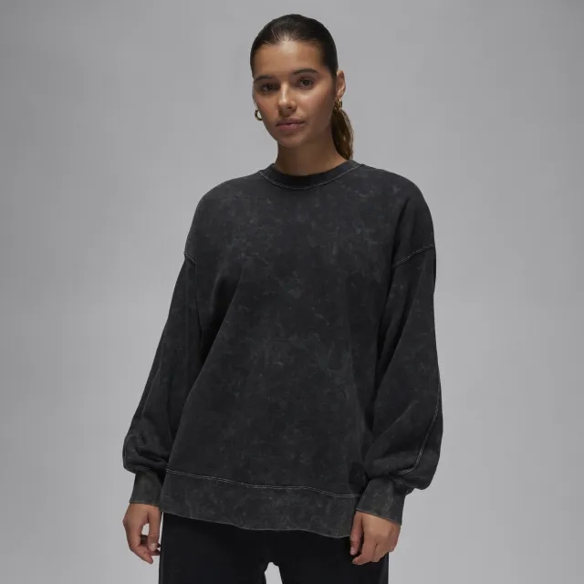Nike Jordan WMNS Flight Fleece Washed Crewneck Sweatshirt