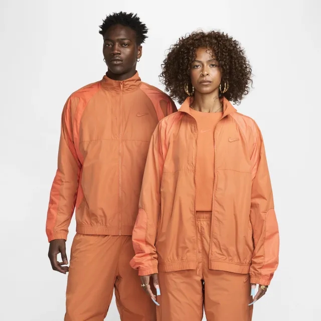 Nike NOCTA Northstar Nylon Tracksuit Jacket - Orange - Recycled Fibres