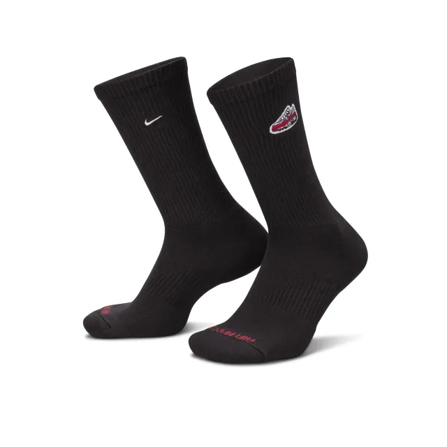 Nike Everyday Plus Cushioned Crew Socks - Black