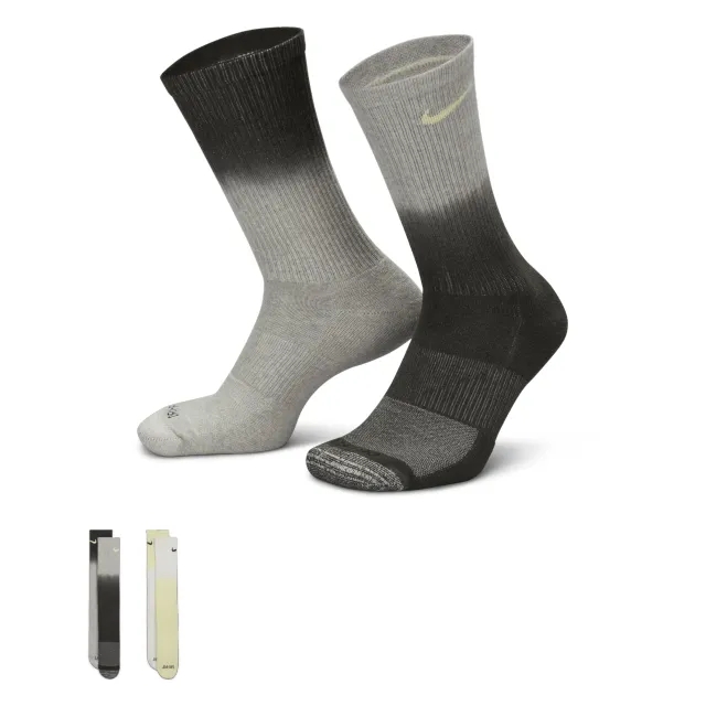 Nike Everyday Plus Cushioned Crew Socks (2 Pairs) - Multi-Colour