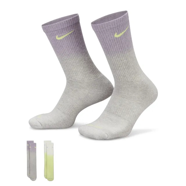 Nike Everyday Plus Cushioned Crew Socks (2 Pairs) - Multi-Colour
