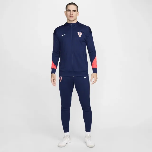 Nike Croatia Dri-Fit Strike Hooded Tracksuit - Navy - 2024-2025