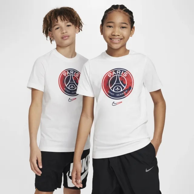 PSG Nike Crest T-Shirt - White - Kids